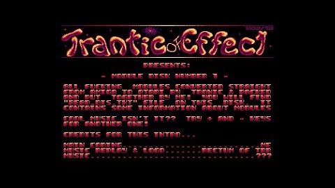 Mod Compil 07  by Effect - AtariST Intro