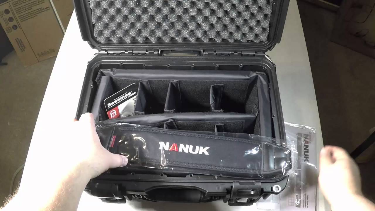 Plasticase NANUK 918 Case With Padded Dividers Unboxing Review - YouTube