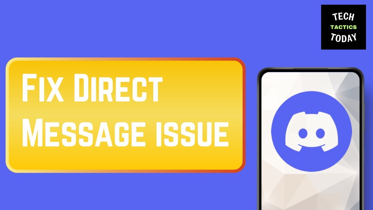 How To Fix Discord Direct Message not Working on Android [FIXED] - YouTube