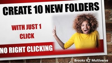 How to Create Multiple Folders at once using a Batch File