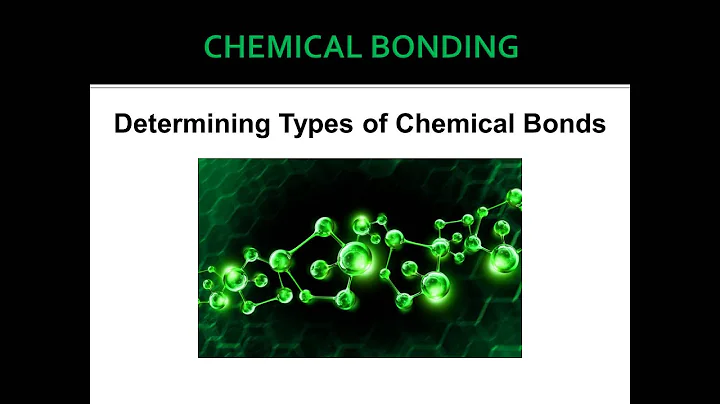 Electronegativit...  and Determining Bond Type