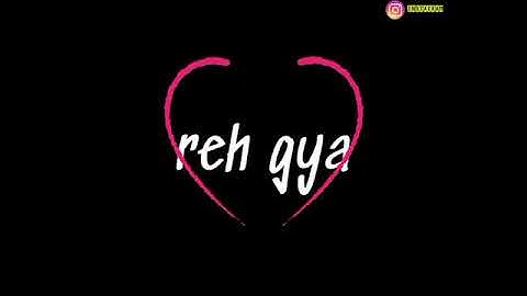 U Turn R Nait black screen status! R nait new song lyrical status