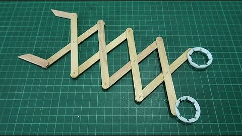 How to make a robotic arm using popsicle sticks