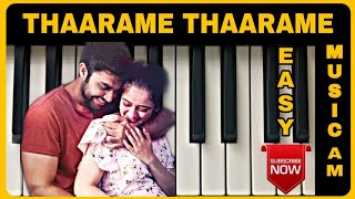 Thaarame thaarame song in keyboard | Kadaram Kondan | Notes in description