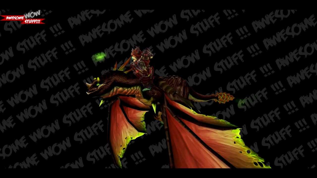 WoW Mount Fel Drake Patch 4.3.2
