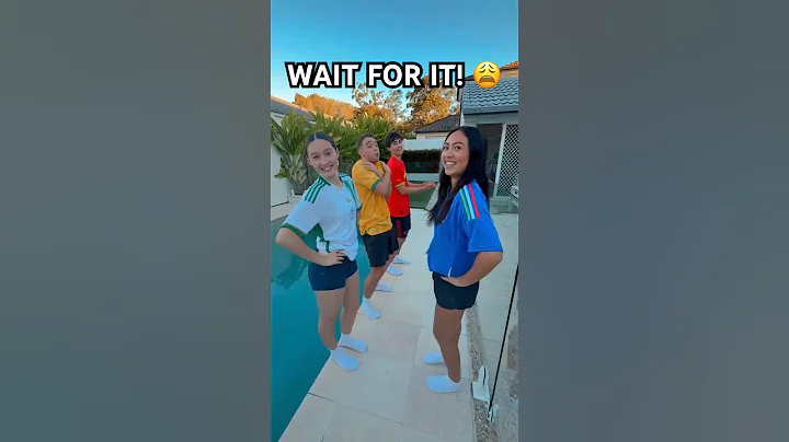 WAIT FOR IT! 😳😅 #challenge #game #friends #shorts thumbnail