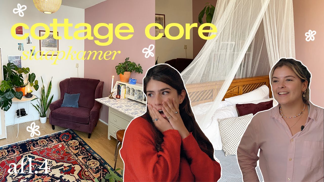cottage core/urban jungle slaapkamer 🌼 studentenkamer make-over afl.4