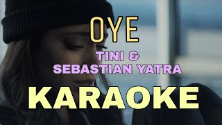 Tini & Sebastian Yatra- Oye- Karaoke/Instrumental