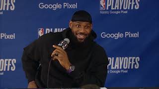 LeBron James PostGame Interview | Los Angeles Lakers vs Denver Nuggets