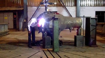 Big Valve Cladding With SigmaWeld Power Source