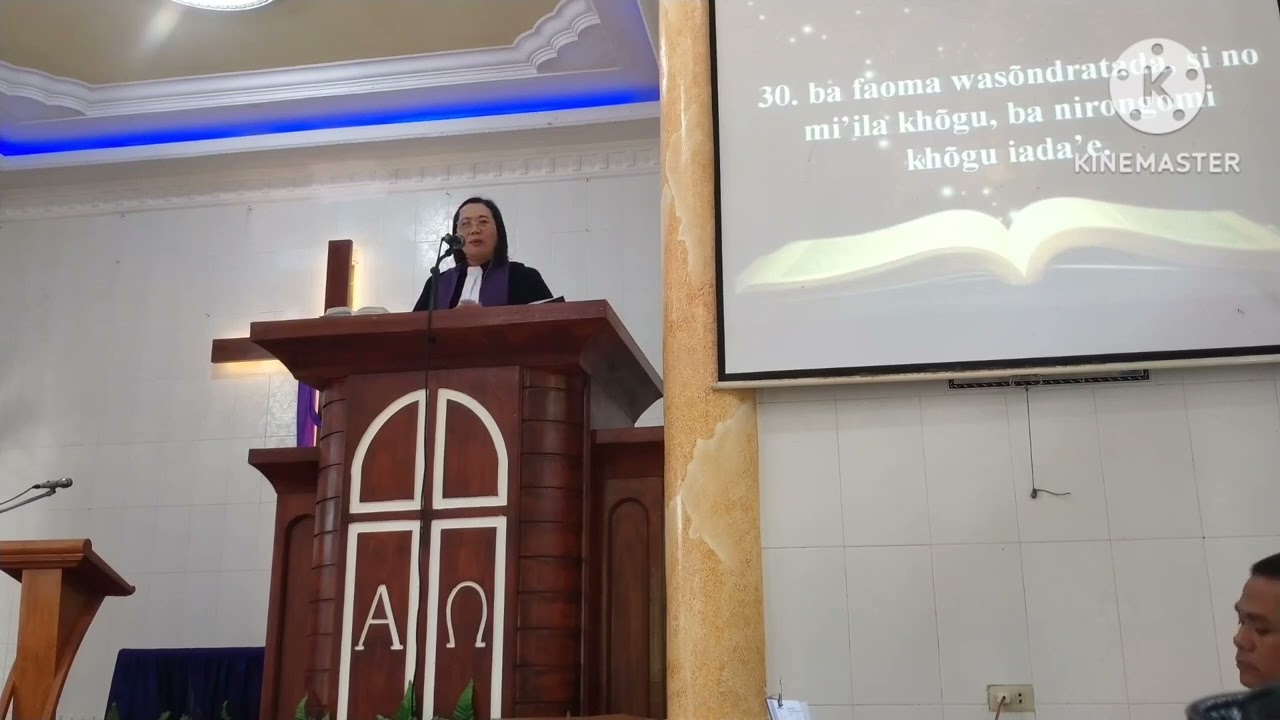 Khotbah Kristen Bahasa Nias dari Filipi 1:27-30. Tema : Mitaha Wamakao Boro Keriso