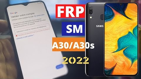 Samsung Galaxy A30s (SM A307)/ A30 (SM A305) FRP Bypass || New Method
