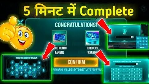 #puzzleeventfreefire #mocoevent find the door to unlock | moco puzzle password |moco puzzle answers