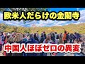 【4K】2025年12月5日(金)圧倒的に欧米人だらけ!平日の金閣寺、紅葉ピーク後でも中国人ほぼゼロの異様な光景