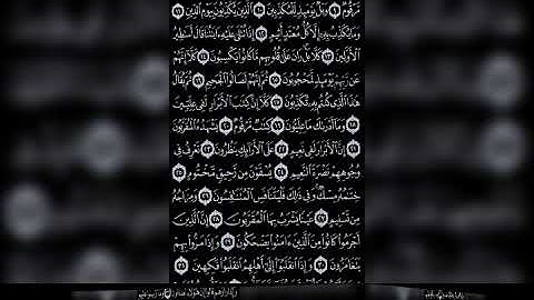 تلاوة خاشعة سورة المطففين. #انس.