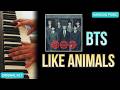 Like Animals BTS Acoustic Piano Karaoke Original Key Of C Minor 