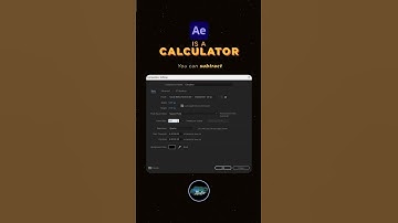After Effects is a calculator! 🔥#aftereffects #calculator #tutorial