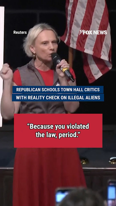 Republican schools town hall critics with reality check on illegal aliens