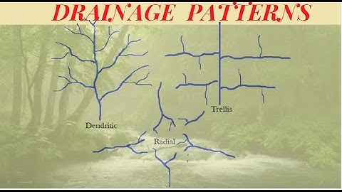 Formation of Drainage Patterns (CSEC Geography)