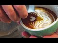 チーノの7oz latte art winged hearts