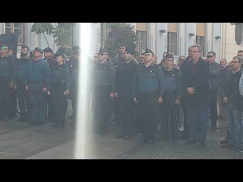 Melilla honra a los guardias civiles asesinados en Barbate (Cádiz)