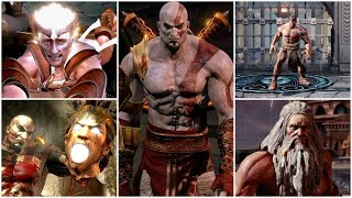 Kratos Kills All Bosses (Deaths) - God Of War 3 Remastered | 4K HDR (60 FPS)