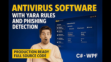 Full Source  Code - Antivirus Software with Yara Rules and Phishing Detection