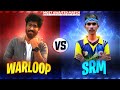 Srm vs warloop  one tap head shot 1 vs 1  overpower game play   garena free fire