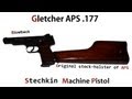 Gletcher APS (Stechkin machine pistol airgun replica).