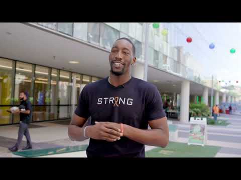 Miami Heat Center Bam Adebayo Receives Autographed Basketball from Nicklaus Children's Cancer Patients
