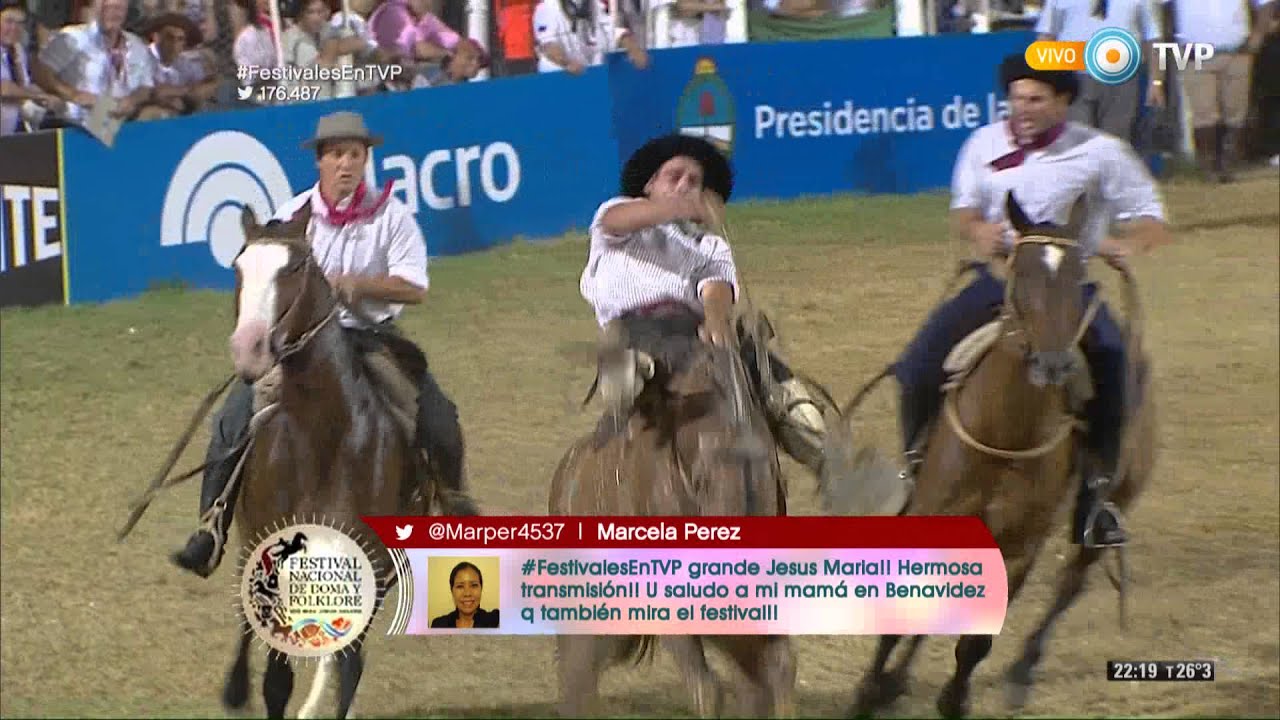 Jineteada en el Festival de Jesús María 2016 (Tanda 1)
