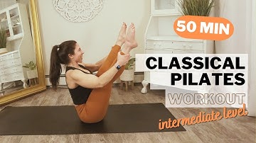 CLASSICAL PILATES MAT FLOW | 30 Min | Full Body | No equipment | Intermediate Level
