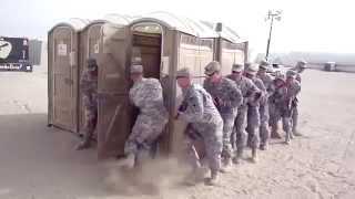 How Many Soldiers Can You Fit Into A Porta Potty?