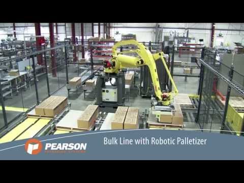 Multi-Line Robotic Palletizing System - Pearson Packaging Systems
