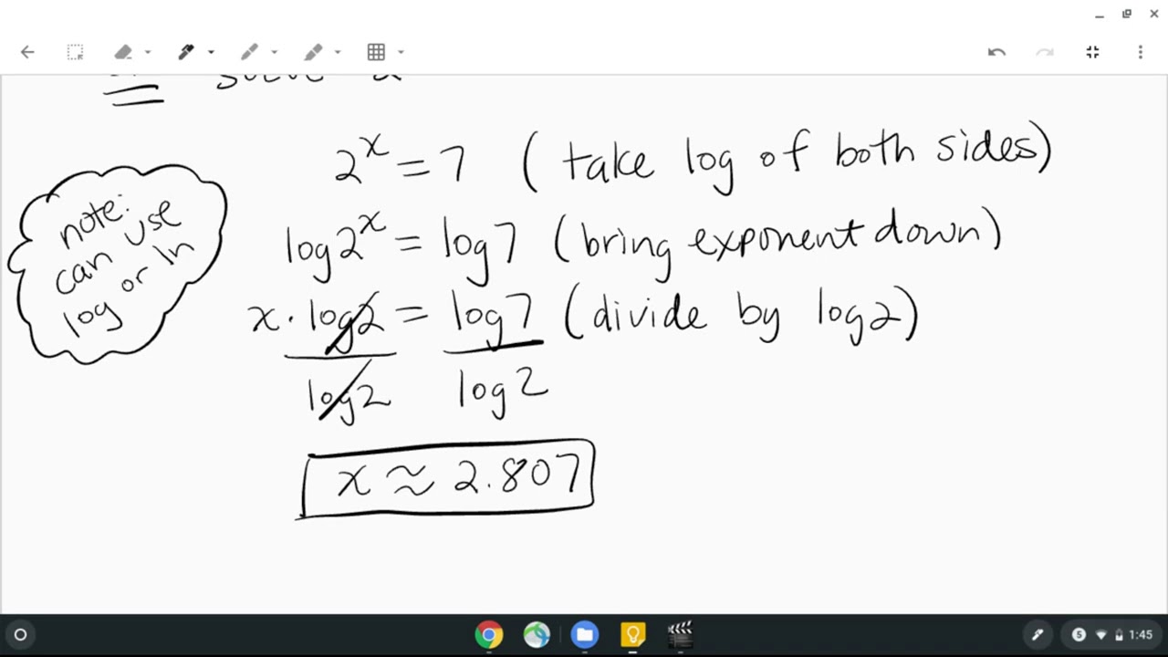Math 180 4 5 part 1 Solving Exponential Equations
