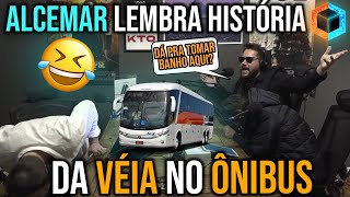 Alcemar lembra história da véia no ônibus 😂 Cortes do Caixa Preta