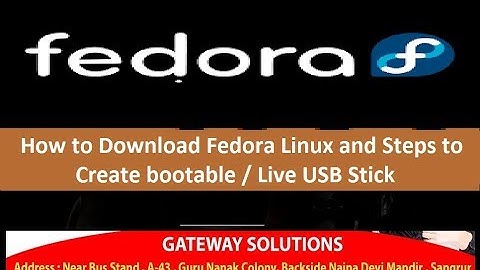 How to Download Fedora Linux and  make Bootable  Live Pen Drive Steps by Step
