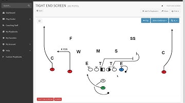 FirstDown PlayBook Tight End Screen
