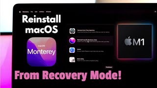 Reinstall macOS from Recovery Mode! [macOS Monterey on M1 Mac]