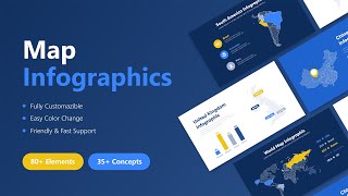 Map Infographics  Maps For After Effects