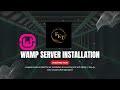Complete Guide to WAMP Server Installation& Connecting PHP with MySQL | Step-by-Step Tutorial Telugu