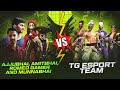 YOUTUBERS VS TG ESPORT TEAM CLASH SQUAD GAMEPLAY - Free Fire Highlights