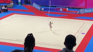 Stiliana Nikolova - Live - Ribbon Final - Rhythmic Gymnastics World Cup - Sofia 2024