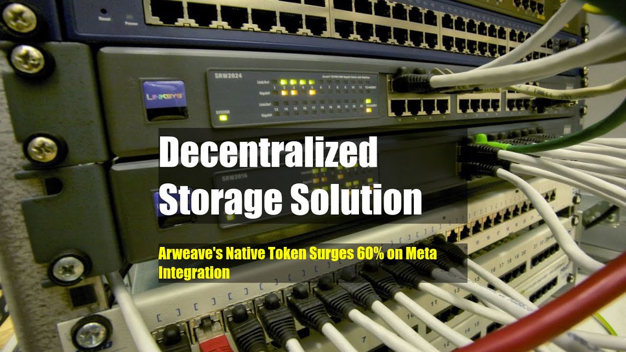 Decentralized Storage Solution Arweave's Native Token Surges 60% on ...