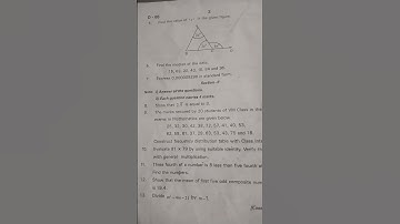 SA2 Maths Question paper 2025 8th class TG #study