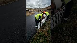 Turning Mud Road Into a Durable Paved Highway #newlocation #infrastructure