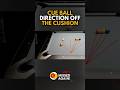 Where Will the Cue Ball Go After Hitting the Cushion? #pool #billiards #8ballpool #9ball
