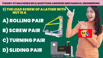 Theory of Machines MCQ Questions Answers Mechanical Engineering #theory_of_machine#mechanical #quiz