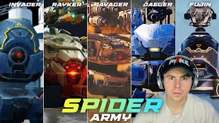 Celebrity First EVER Full Spider Robot Hangar... Rare ONLY 6x Spider Bots CONQUER The Meta | War Robots Profile