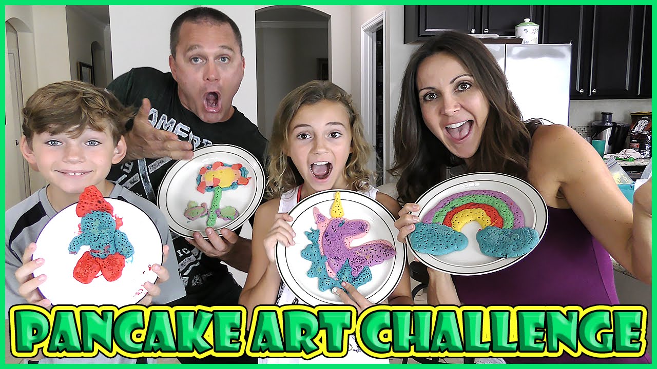 Pancake Art Challenge We Are The Davises